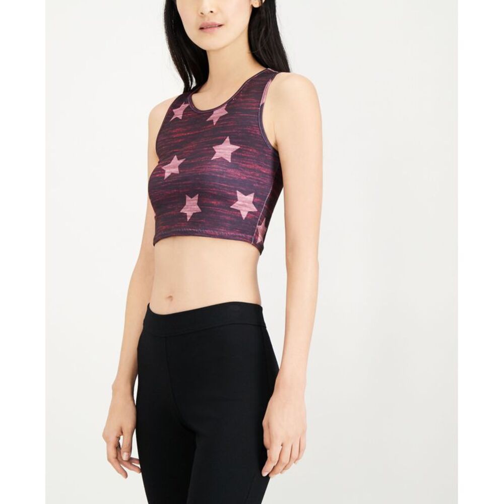 Material Girl Juniors Star Print Sports Bra